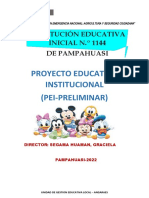 Educación inicial rural en Pampahuasi