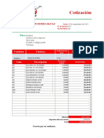 Cotizaciones