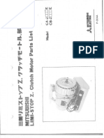 Parts Book For Mitsubishi Limit-Stop Z Series Clutch Motor