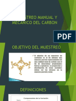 MUESTREO MANUAL Y MECANICO DEL CARBON