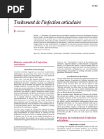 Traitement de l’infection articulaire