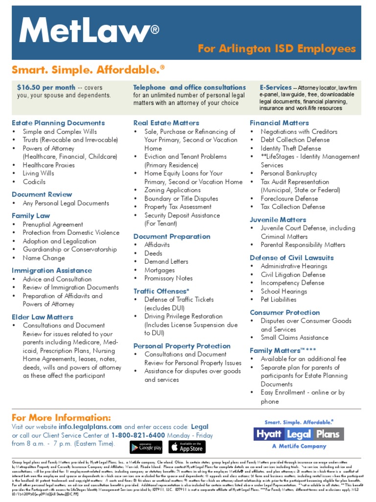 Metlaw Legal Program _ MetLife Legal Plans Attorney New York City – HPCNOB