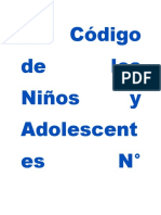 Deberes Del Niño