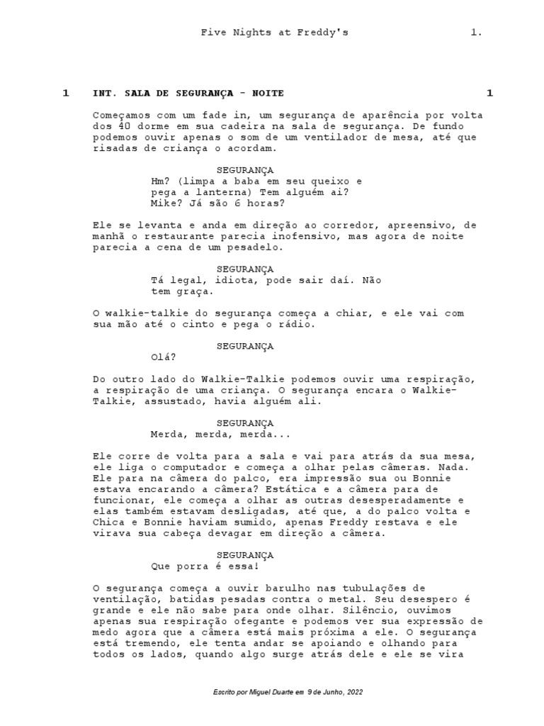 Five Nights at Freddy s-1 | PDF