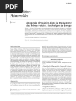 Fiche additive - Hémorroïdes