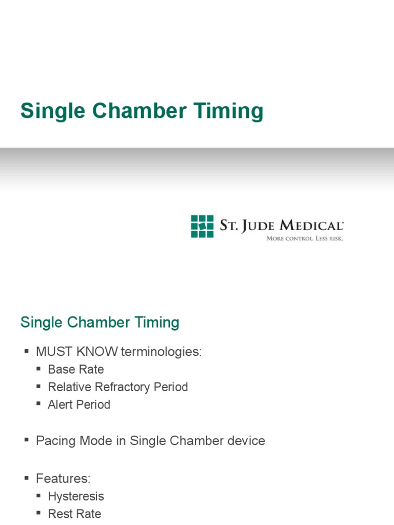 Single Chamber Pacemaker Overview | PDF | Artificial Cardiac Pacemaker ...