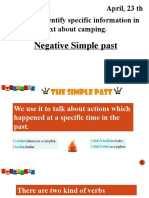 Negative Simple Past