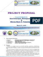 Project Proposal Template Reading For Objective 11