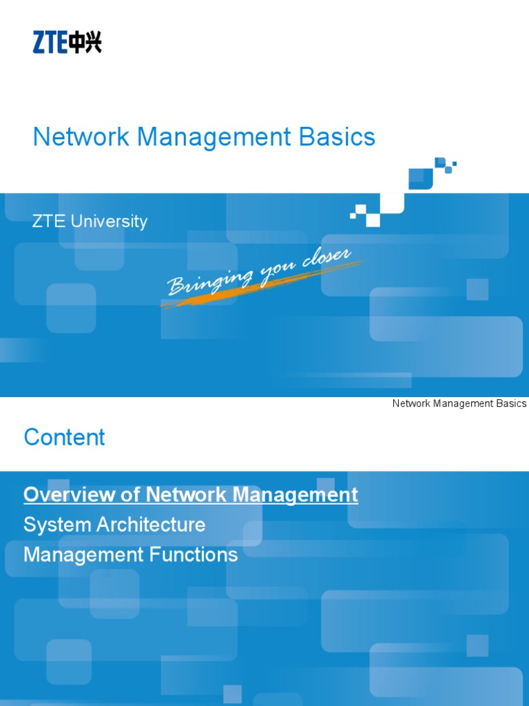 Network Management Fundamentals Overview | PDF | Computer Network | Osi ...