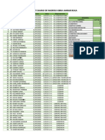 Reporte Diario de Ingreso Obra Ambar Roca: No. ID Nombre Fecha Hora Departamento Resumen