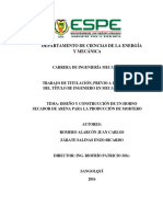 Proyecto Secadora de Arena Ecuatorianos