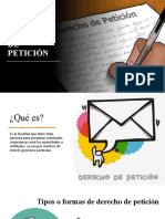 DERECHO DE PETICIÓN