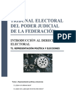 T1. Representación Política y Elecciones