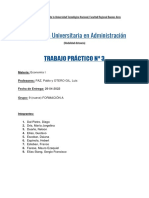 TP Nº3 ECONOMIA - Utn Frba Administracion