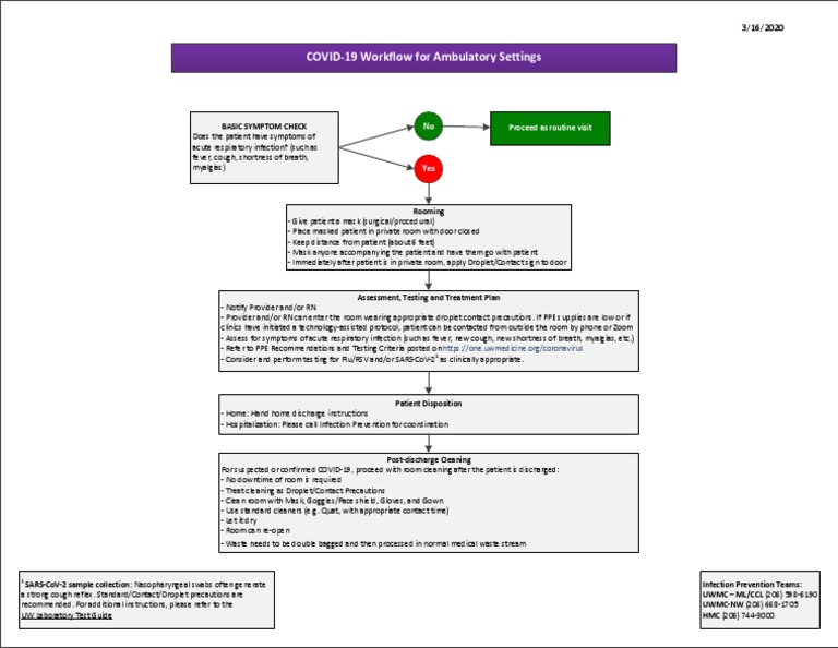 03 - Ambulatory Settings - Workflow | PDF | Microbiology | Respiratory ...