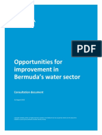 Bermuda Water and Wastewater Regulatory Structure - Consultation Document