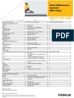 Cat Safety & Maintenance Checklist - SYKES PUMPS