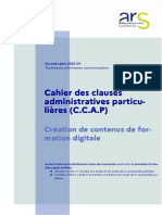 2022-24 - Cahier Des Clauses Administratives Particulières