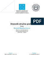 Dnevnik Strucne Prakse