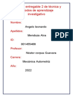 Actividad Entregable 2 de Técnica y Métodos de Aprendizaje Investigativo