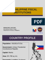 06 - (San Juan) Philippines - Fiscal Institutions
