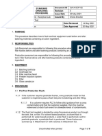 QA-A-SOP-02 Active Ingredient Flush Test