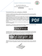 Características de Soldadura SMAW