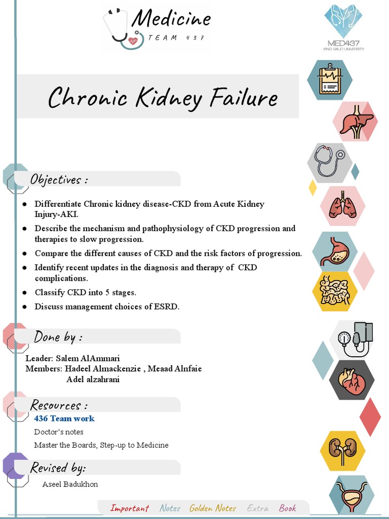 Chronic Kidney Disease Overview and Management | PDF | Chronic Kidney ...