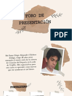 Foro de Presentación