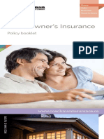 Homeowner's Insurance: Policy Booklet