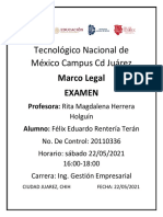Examen Marco Legal