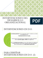 4) Unidad II. Intervenciones Del Desarrollo Organizacional