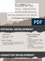 Development of High School Learners