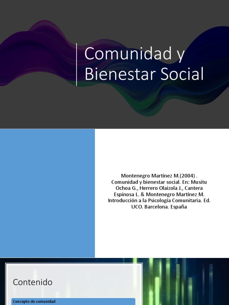 Comunidad y Bienestar Social | PDF | Sociedad | Desigualdad social