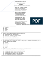 Caderno de Prova 'T15', Tipo 001: Conhecimentos Gerais Português