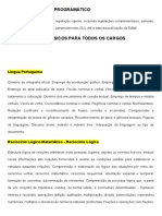 Conteúdo Programático para Cargos do TRT5