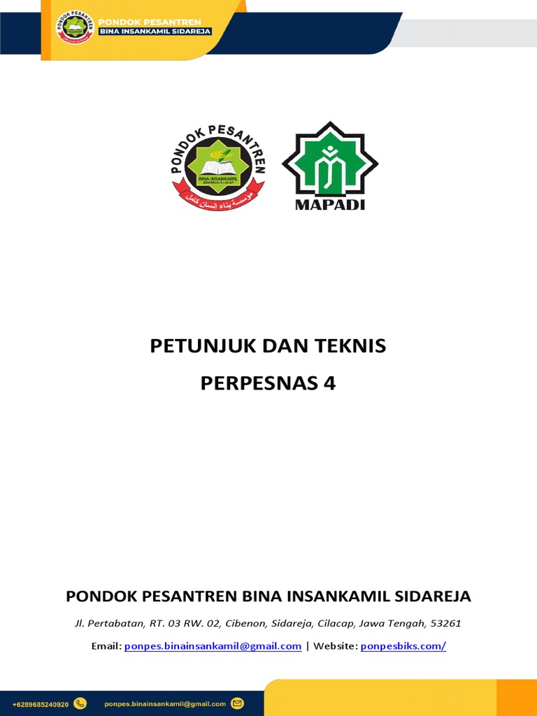PERPESNAS 4 MAPADI: Silaturrahim Santri | PDF | Agama & Spiritualitas
