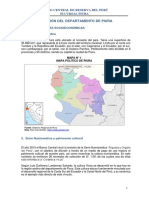 Caracterización del departamento de Piura: población, clima, actividad económica y sector agropecuario