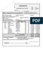 ORÇAMENTO (Fagundes, Motor Do Ventilador) .