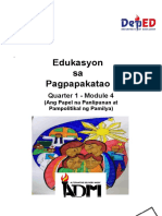 EsP8 Q1 Mod4 AngPapelNaPanlipunan Version3