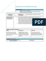 Plantilla de Integración Tic en Procesos Educativos