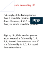 What Is The Rule in Rounding Off Numbers