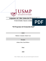 Programa Dual USMP: Características y beneficios del sistema de formación profesional