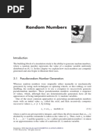 Chapter 3 - Random Numbers - 2013 - Simulation