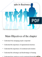 People in Business: Organisational Structures and Staff Management