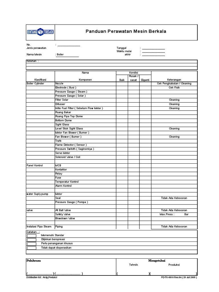 PPMB Boiler | PDF | Teknologi & Rekayasa