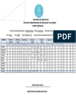 Formato de Parte Mensual