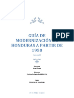 Guía Sobre La Modernizacion de Honduras Apartir de 1950