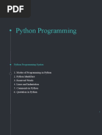 Introduction To Python Lecture 2