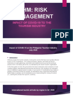 THM: Risk Management: Infact of Covid-19 To The Tourism Industry